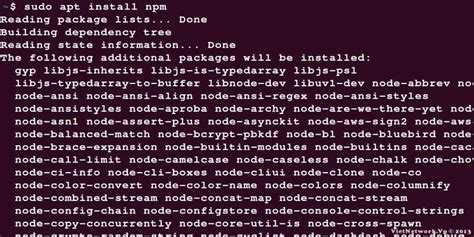 VietNetwork Vn Unix Linux Cách cài đặt Node js và npm trên Ubuntu