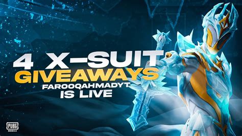 Avalanche X Suit Opening 4 X Suit Giveaway PUBG MOBILE Live