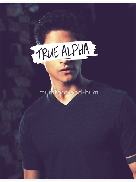 "Scott McCall | True Alpha" Poster for Sale by mumford-and-bum | Redbubble