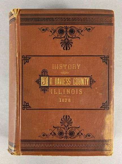 The History Of Jo Daviess County Illinois Hardcover Book Matthew