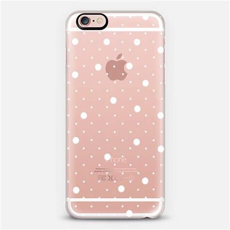 Pin Point Polka Dots White Transparent In 2020 Iphone Case Design