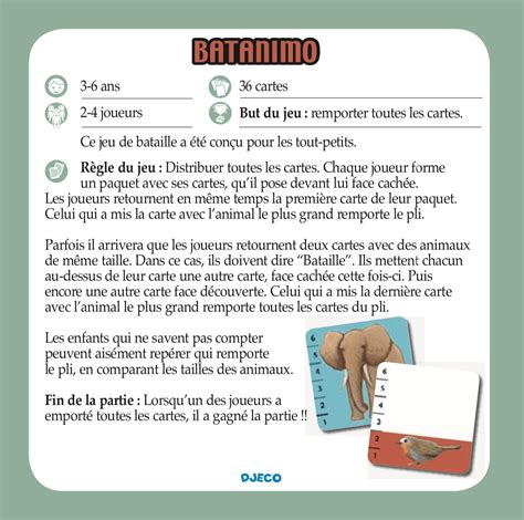 Jeu De Cartes Batanimo Cailloux Bleus