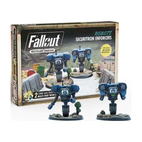 Fallout - Wasteland Warfare - Robots Securitron Enforcers - Walmart ...