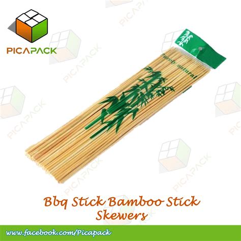 90pcs Bbq Stick Bamboo Stick Skewer Wooden Bamboo Skewers Fruits Round