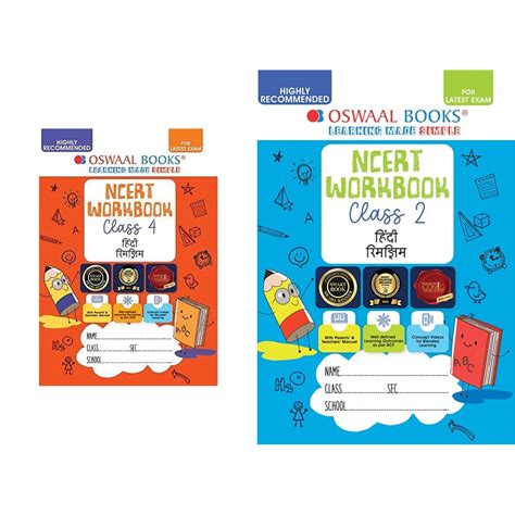 Oswaal Ncert Workbook Hindi Rimjhim Class 4 For Latest Exam