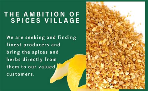 Spices Village Dried Lemon Peel Granules 4 Oz Lemon Zest Fresh Lemon Rind