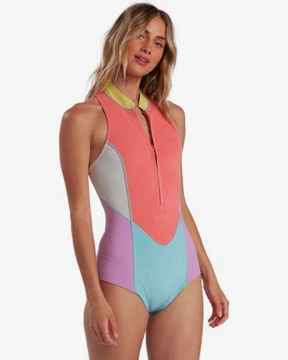 Surf Capsule Salty Dayz Sleeveless Chest Zip Springsuit For Women