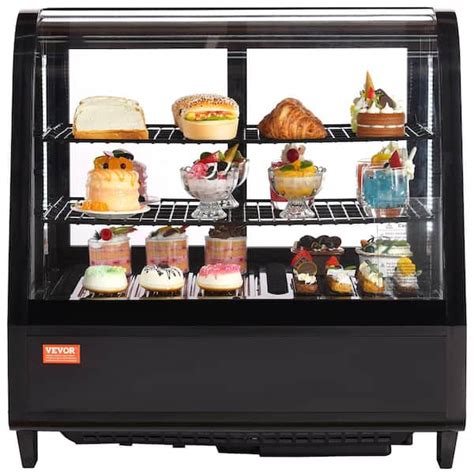 Vevor Refrigerated Display Case Cu Ft L Tier Countertop