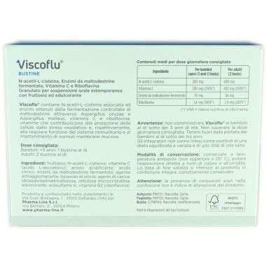 Viscoflu 20 Bustine Espettorante Fluidificante