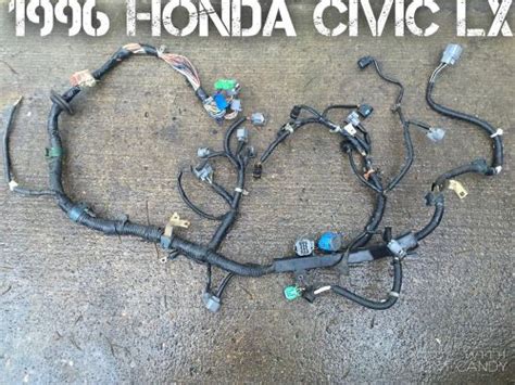 Sell 1996 Honda Civic LX Engine Wire Harness OBD2A 5-speed M/T OEM