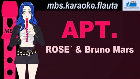 APT ROSE Bruno Mars Flauta Dulce Cover By MBS Tutorial Animado