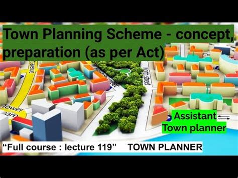 Town Planning Scheme Concept Preparation RPSC PPSC HPSC