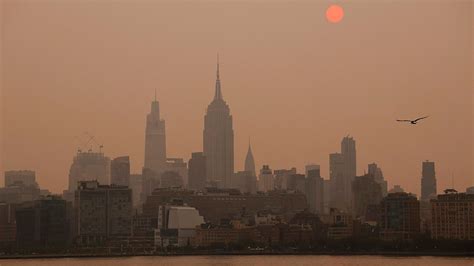 Nyc In Code Red ‘unhealthy Air Quality As Canadian Wildfire Smoke