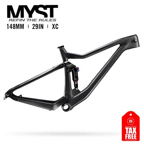 Lexon Carbon Mtb Frame Mountain Bike Boost Mm Press Fit Bb Full