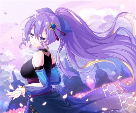 Meninas De Anime Cabelo Roxo 100 Imagens E Fotos