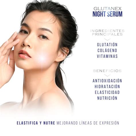 GLUTANEX NIGHT SERUM Suero De Noche Reafirmante Nutriente Y