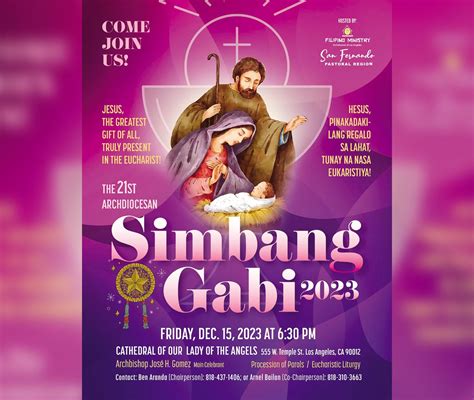 Simbang Gabi 2023 celebration — Events