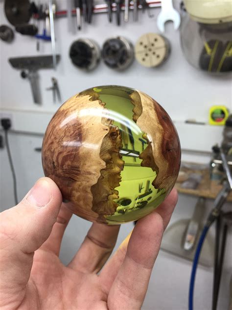 Hybrid Sphere Made By George Watkins Wood Turning Wood Turning