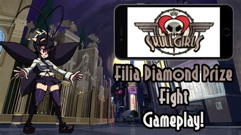 Skullgirls Mobile Filia Diamond Prize Fight Gameplay Youtube