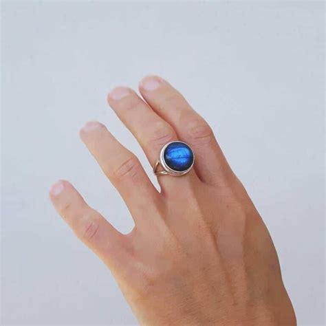 Bague labradorite AMAYA OMYOKI bijoux de créateur équitables