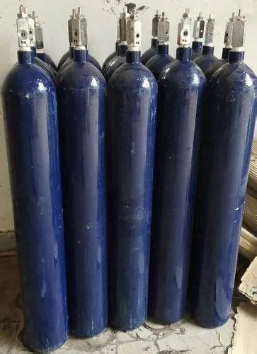 Mild Steel Industrial Nitrogen Gas Cylinder 150 Bar 10 Litre At