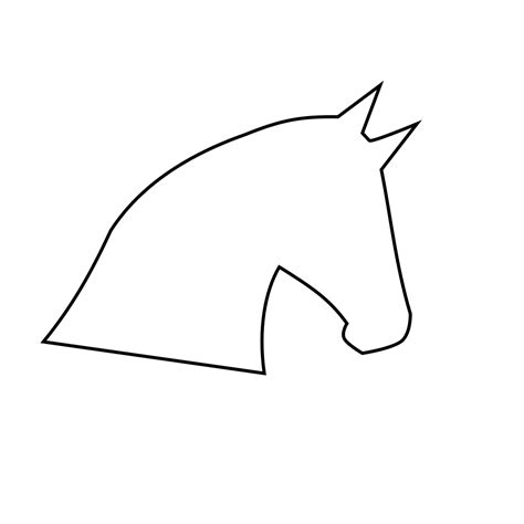 Horse Head Outline SVG Clip arts download - Download Clip Art, PNG Icon ...