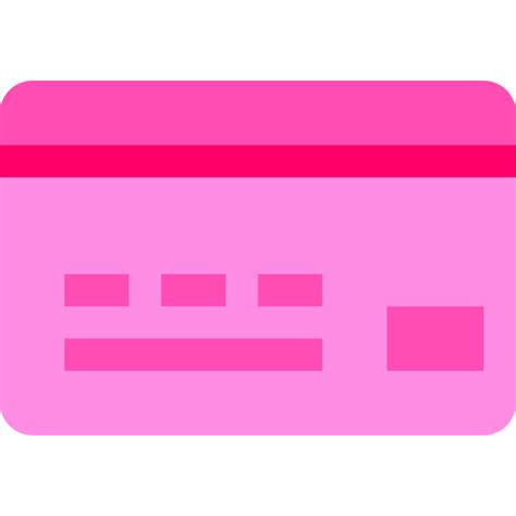 Credit card Basic Sheer Flat icon