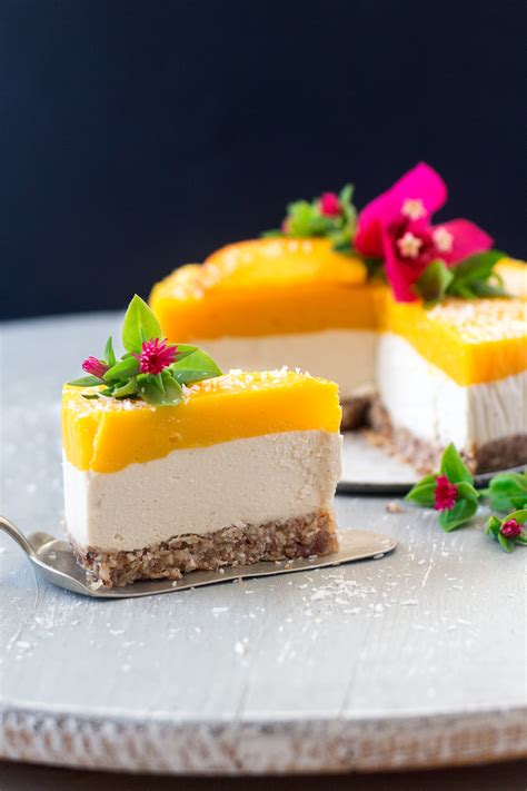 Mango Mousse Cake With Agar Agar Elana Rainey