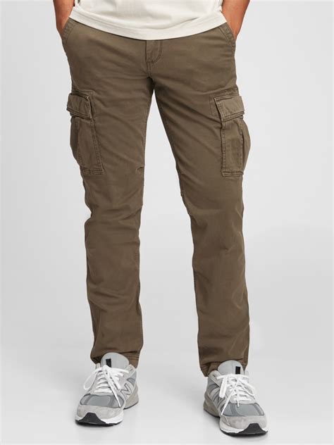 khaki cargo pants  men