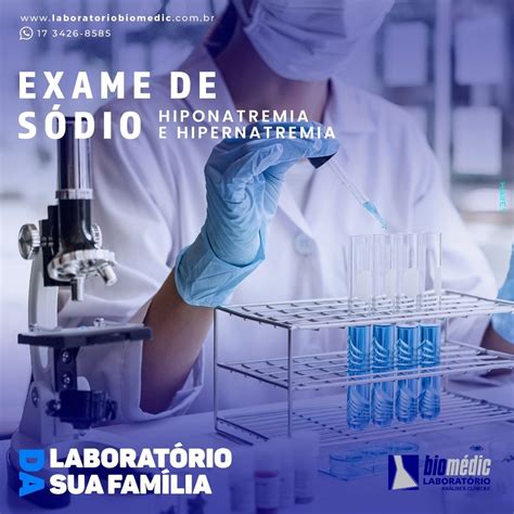 Laborat Rio Biom Dic Exame De S Dio