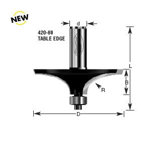 Table Edge Bits Router Bits by Timberline