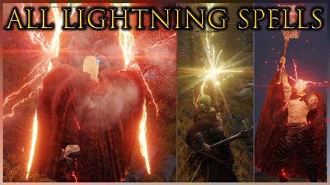 Elden Ring All Lightning Incantations Youtube