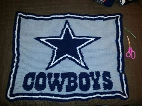 Crochet Dallas Cowboys Logo Cowboy Crochet Afghan Crochet Patterns