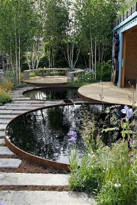 42 Fish Pond Garden Designs with Water Fountain Concept - Matchness.com ...