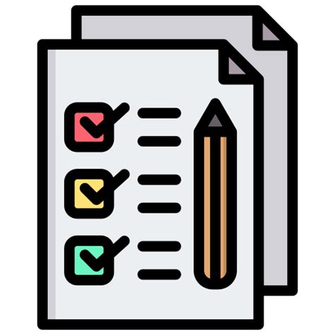 Assessment Generic Outline Color Icon