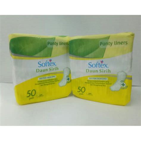 Jual SOFTEX PANTY LINERS DAUN SIRIH 50 S Shopee Indonesia