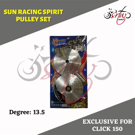 Srtw Sun Racing Spirit Pulley Set With Drive Face Bushing Click