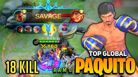 Perfect Savage Paquito Best Build Top Global Paquito Gameplay R