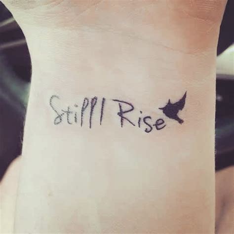 Empowering Still I Rise Tattoo Ideas