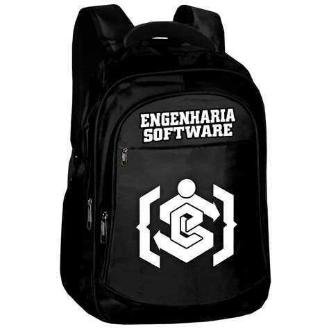 Mochila Engenharia Software Faculdade Universitaria Bolsa Preta