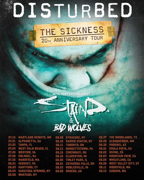 Disturbed announce The Sickness 20th Anniversary Tour | Louder