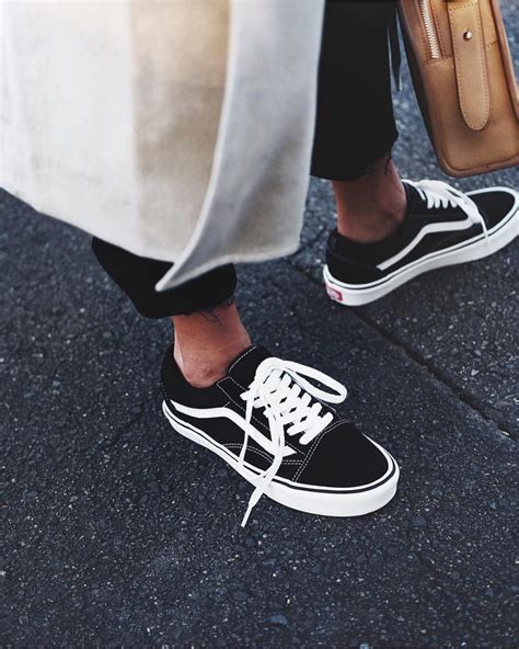 Vans Old School Black And White Streetstyle More On