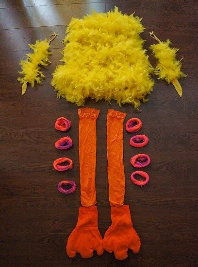 How To Make Big Bird Halloween Costume - Shenska