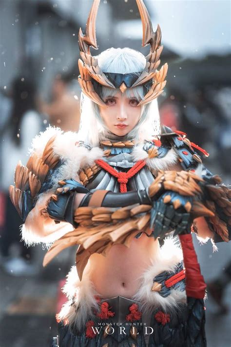 魔物獵人世界《雷狼龍最正女獵人》妹子cosplay好想跟她一起去狩獵 宅宅新聞