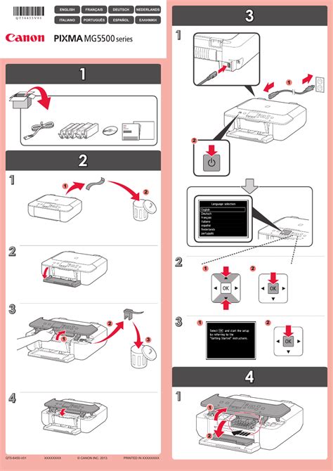 Canon PIXMA MG5550 User Manual | 4 pages