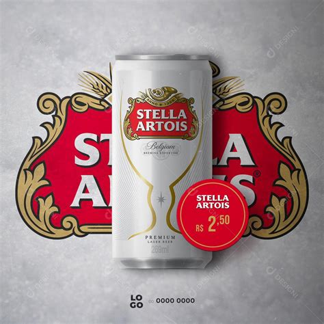 Social Media Bebidas Cerveja Stella Artois Psd Editável [download