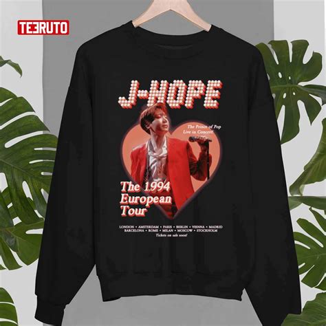 Bts J Hope Hope World Tour Poster Edit Daydream Unisex T Shirt Teeruto