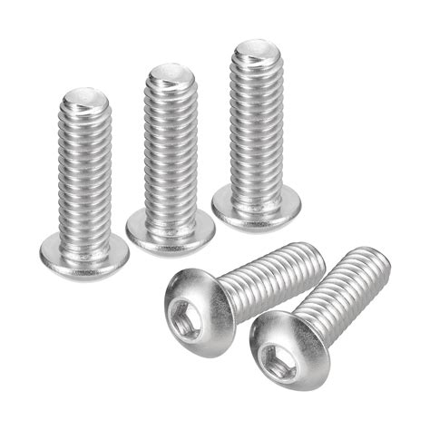 516 18x1 Button Head Socket Cap Screws 20 Pack 304 Stainless Steel Screws