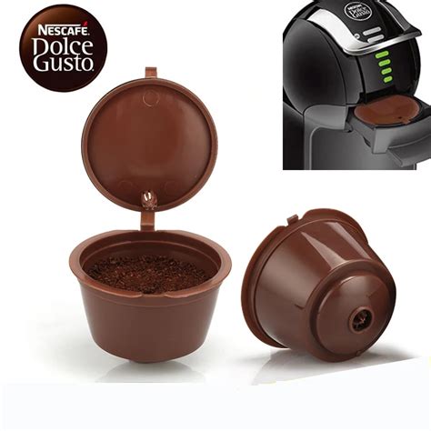 Multiple Colors Dolce Gusto Filling Reusable Filter Coffee Capsule