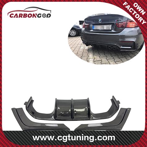 Factory Made F M Rear Diffuser Carbon Fiber Rear Bumper For Bmw